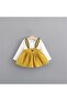 Baby Girls’ Dress & Top Set | 18-24 Months |Yellow | Cotton | Adjustable Straps | Lightweight - 2