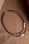 Certified Pearl-Hematite Natural Stone Necklace Odt153 - 3
