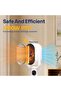 Electric Space Heater — Height Adjustable Ceramic Tower Heater with Remote & Timer - 3