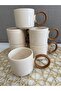 Halka Cup Mug 6 Pieces Brown 0.8 cm 184 ml - 4