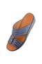 A E T Handmade Arabic Sandals For Men Outdoor Mens Slippers Arabic Full Genuine Leather with Buckle - 3