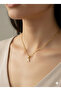 Steel Mini Letter Necklace - 2