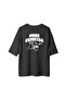 Plus Size Unisex More Espresso Printed Oversize T-Shirt