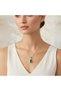 18K Gold Plated Necklace for Women, with green stone pendant | Tarnish-free | Water Resistant - 2