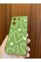 Redmi 13C Heart Printed Velvet Inside Silicone Phone Case - 3