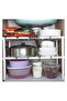 Kitchen Sink Adjustable 2-Tier Under-Shelf Dish Rack, White