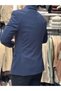 Kruvaze Düz Blazer Ceket - 8