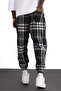 Unisex Original Design Patterned Casual Jacquard Trousers - 3