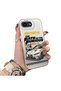 iPhone 16E Compatible Silicone Edge Hard Back Anti-Fall Sports Car Pattern Case - 2