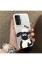 Samsung Galaxy A54 Compatible Silicone Edge Hard Back Anti-Fall Lamb Pattern Case