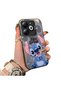 Infinix Hot 40I Compatible Silicone Edge Hard Back Anti-Fall Stitch Patterned Case
