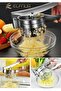Stainless Steel Large Capacity Potato Masher and Garlic Masher with Practical Chamber