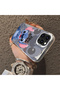 iPhone 15 Pro Compatible Silicone Edge Hard Back Anti-Fall Stitch Pattern Case - 4