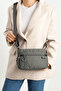 Women's 4-Compartment Waterproof Parachute Fabric Adjustable Crossbody Shoulder Bag - 5
