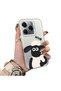 Tecno Spark 20 Pro Compatible Silicone Edge Hard Back Anti-Fall Lamb Pattern Case - 3