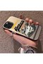 iPhone 14 Pro Max Compatible Silicone Edge Hard Back Anti-Fall Sports Car Pattern Case - 3