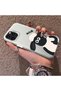 iPhone 16 Pro Max Compatible Silicone Edge Hard Back Anti-Fall Lamb Pattern Case - 2