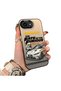 iPhone 16E Compatible Silicone Edge Hard Back Anti-Fall Sports Car Pattern Case - 2