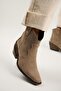 Liray Women's Genuine Leather Cowboy Mink Boots - 4