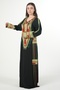 Embroidered women's jalabiya dress Embroidered on the chest and sleeves