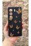 Tecno Camon 40 Compatible Orange Butterfly Patterned Silicone Shock-Absorbing Classic Protective Rubber Case 277 - 2