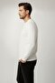 Slim Cut Soft Textured Non-Pilling Crew Neck Men's Knit Sweater - 2