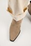 Liray Women's Genuine Leather Cowboy Mink Boots - 8