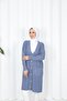 Corded Fabric Knitwear Pocket Cardigan - 4