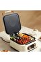 3-in-1 Electric Hot Pot & Grill, 1800W Multi-Function Cooker, Double Pan, 2.5L