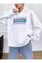 Women's White Ball Change 3 Thread O Oversized K Hooded Hoodie Sweatshirt - 3