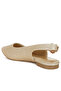 Women Glitter Slingback Flat Sandals in Gold - 3