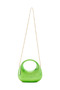 Women Acrylic Metallic Mini Clutch Bag in Green - 2