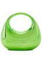 Women Acrylic Metallic Mini Clutch Bag in Green - 5