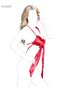 Women Bodystocking Lingerie Nightwear Solid Bowknot Lace Pajamas Date Pajamas Accessories