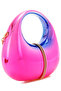 Women Acrylic Metallic Mini Clutch Bag in Multicolor - 6