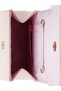 Women Pearl Top-Handle Diamante Brooch Bag in Pink - 6