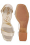 Women Metallic Block Heel Sandals in Gold - 4