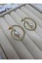 Elegant Design Vintage Double Pearl Steel Earrings