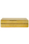 Women Gold Metallic Mini Box Bag - 6