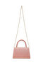 Women Mini Top Handle Brooch Bag in Pink - 6