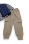 Baby Boy Inflatable Vest Set , Festive 3-Piece Stylish Top and Bottom Set with Plaid Shirt, 6-9-12-18-24 Months Set - 6