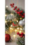 Christmas Sleigh Pine Tree Themed Gold Necklace - 2