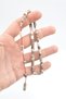 Halil Usta Signature Cut Model Wrist-Length Gray and White Crimped Amber Prayer Beads - 5
