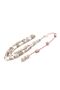 Halil Usta Signature Cut Model Wrist-Length Gray and White Crimped Amber Prayer Beads - 2