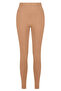 LUNA Ruched Seamless Shaping Stitch-Free Push-Up Sports Leggings - Mocha - 7