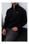 Men's Mock Neck Zipper Oversized Sweatshirt