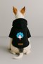 Printed Fleece Inside Dog and Cat Clothing & Dress - Black Color K Hooded Hoodie B07A6 - 2