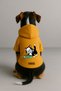 Printed Dog and Cat Clothing & Dress with Fleece Inside - Yellow Color K Hooded Hoodie B9F16