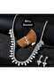 Necklace Earring Bracelet Triple Set - 3