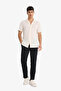 Jogger Fit Drawstring Waist Elastic Pocketed Cotton-Textured Pants F3269AX25AU - 2